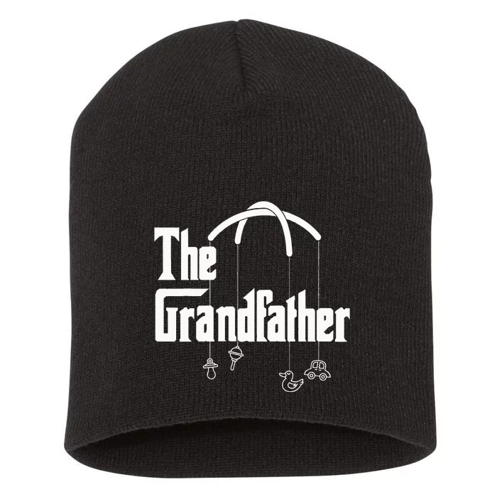 Grandfather Quote Design for Grandfathers Short Acrylic Beanie