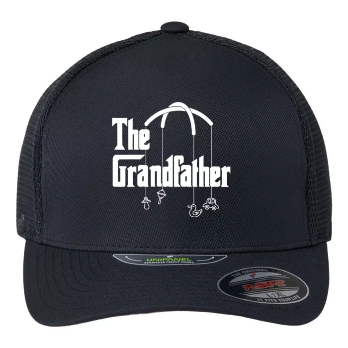 Grandfather Quote Funny Design For Grandpas Flexfit Unipanel Trucker Cap