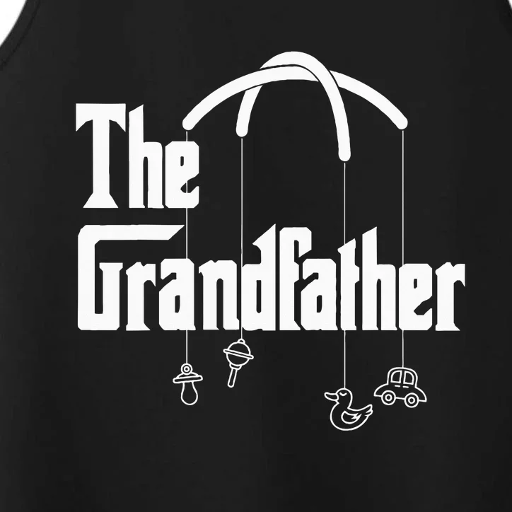 Grandfather Quote Funny Design For Grandpas Performance Tank