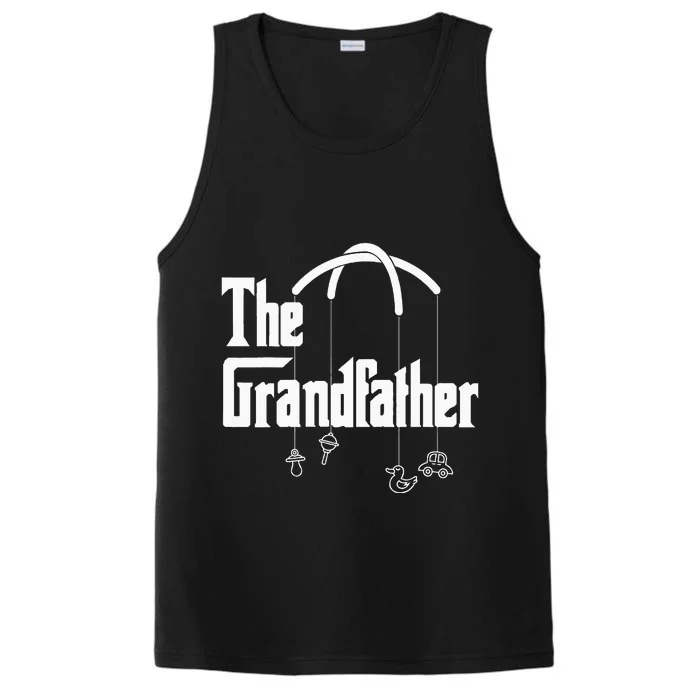 Grandfather Quote Funny Design For Grandpas Performance Tank