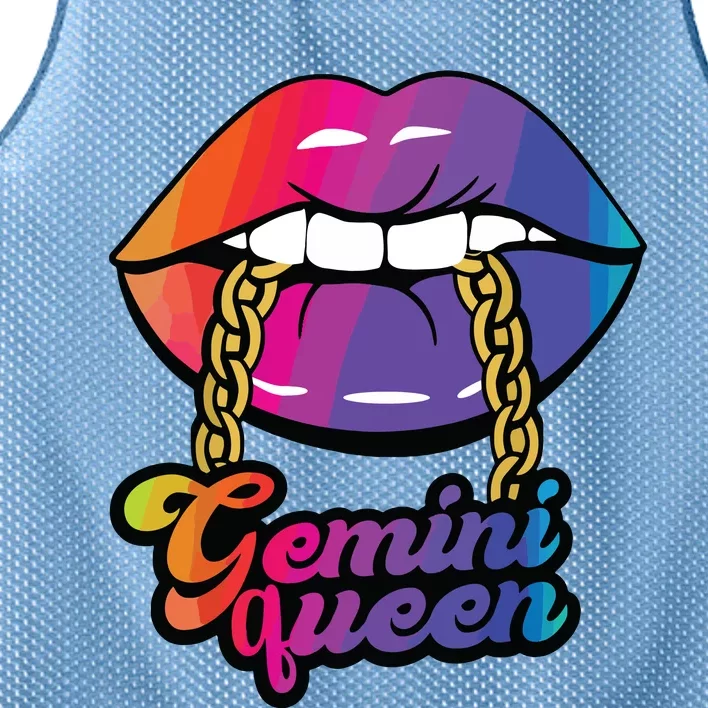 Gemini Queen Funny Mesh Reversible Basketball Jersey Tank