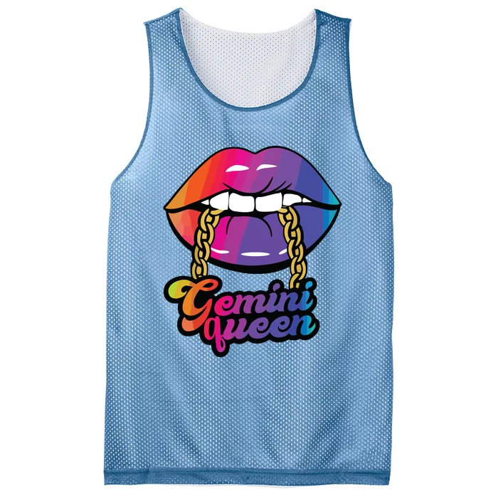 Gemini Queen Funny Mesh Reversible Basketball Jersey Tank