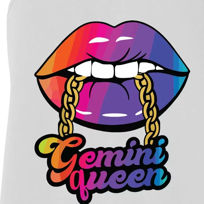 Gemini Queen Funny Women's Racerback Tank