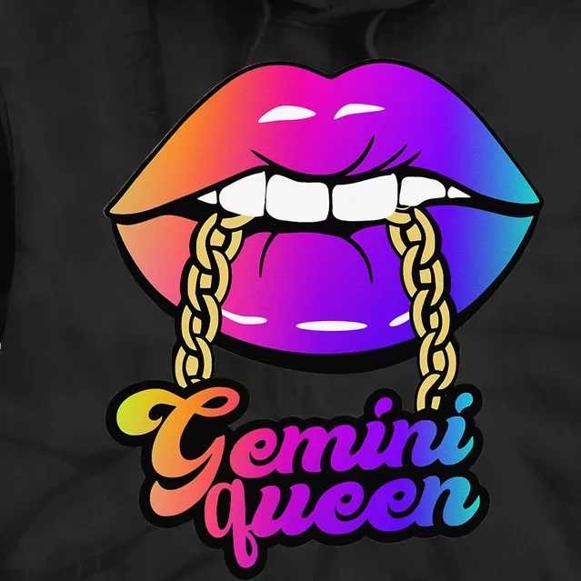 Gemini Queen Tie Dye Hoodie