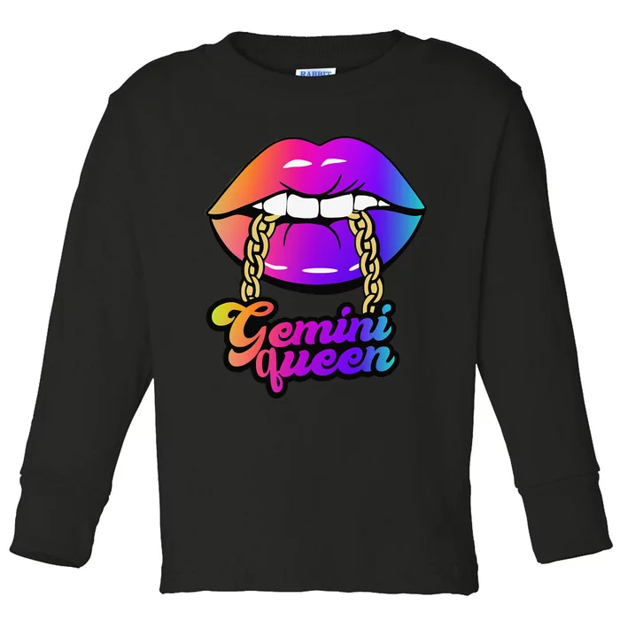 Gemini Queen Toddler Long Sleeve Shirt