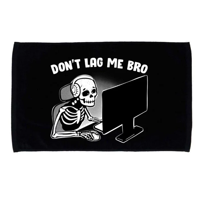 Gaming Quote Halloween Skeleton Gamers Respawn Gift Microfiber Hand Towel