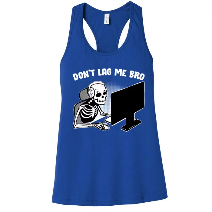 Gaming Quote Halloween Skeleton Gamers Respawn Gift Women's Racerback Tank