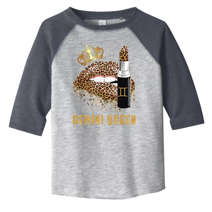 Gemini Queen Leopard Lips Gemini Toddler Fine Jersey T-Shirt