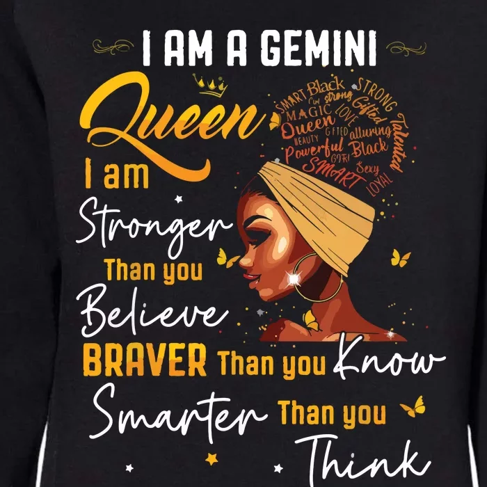 Gemini Queen Sweet As Candy Birthday Gift For Women Womens California Wash Sweatshirt