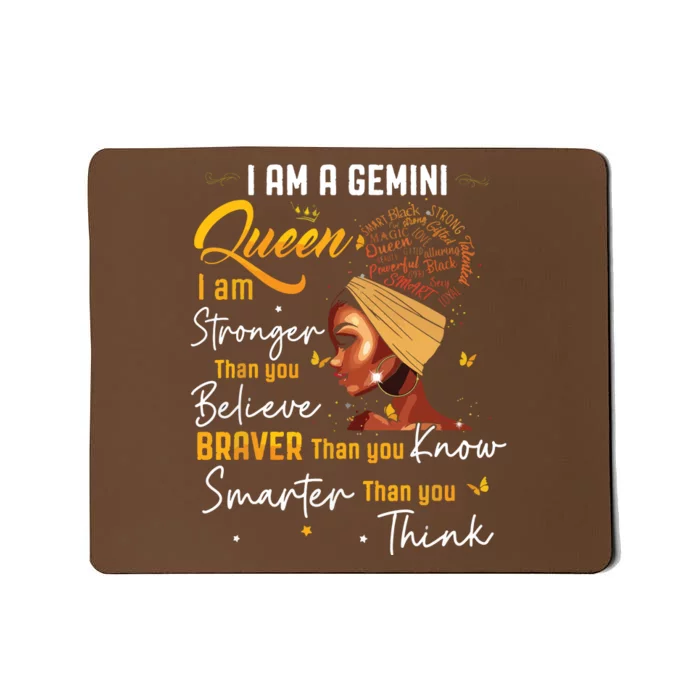 Gemini Queen Sweet As Candy Birthday Gift For Women Mousepad