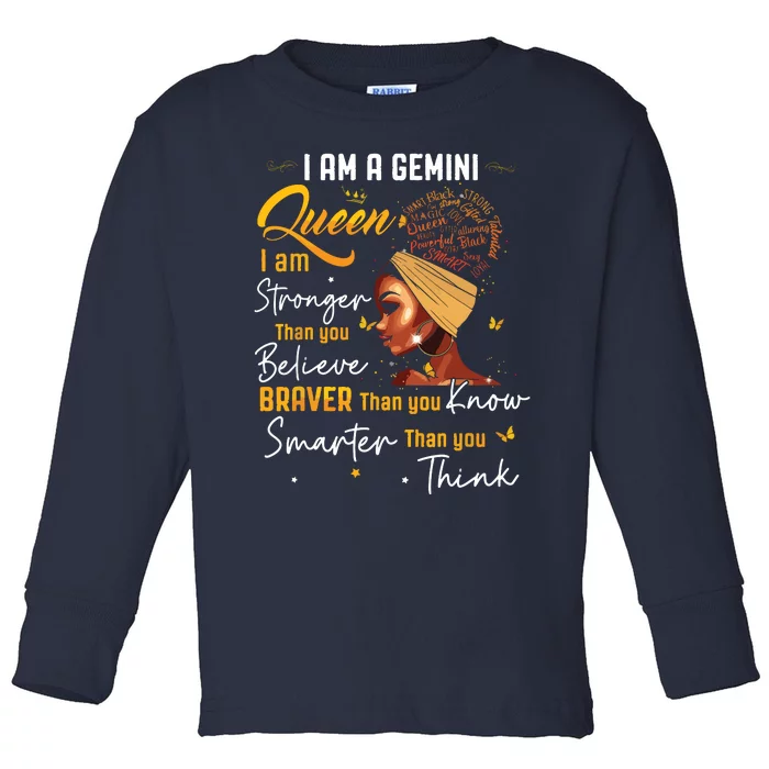 Gemini Queen Sweet As Candy Birthday Gift For Women Toddler Long Sleeve Shirt