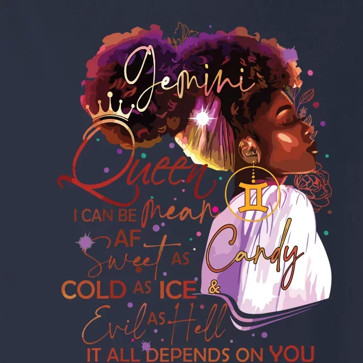 Gemini Queen Sweet As Candy Birthday Gift For Black Women Toddler Long Sleeve Shirt