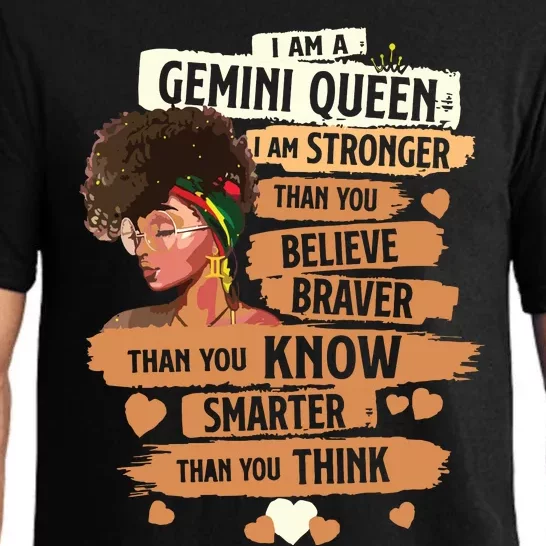 Gemini Queen Sweet As Candy Birthday Gift For Black Women Pajama Set