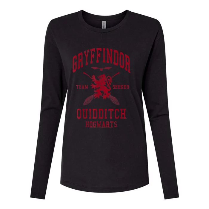 Gryffindor Quidditch Team Seeker Womens Cotton Relaxed Long Sleeve T-Shirt