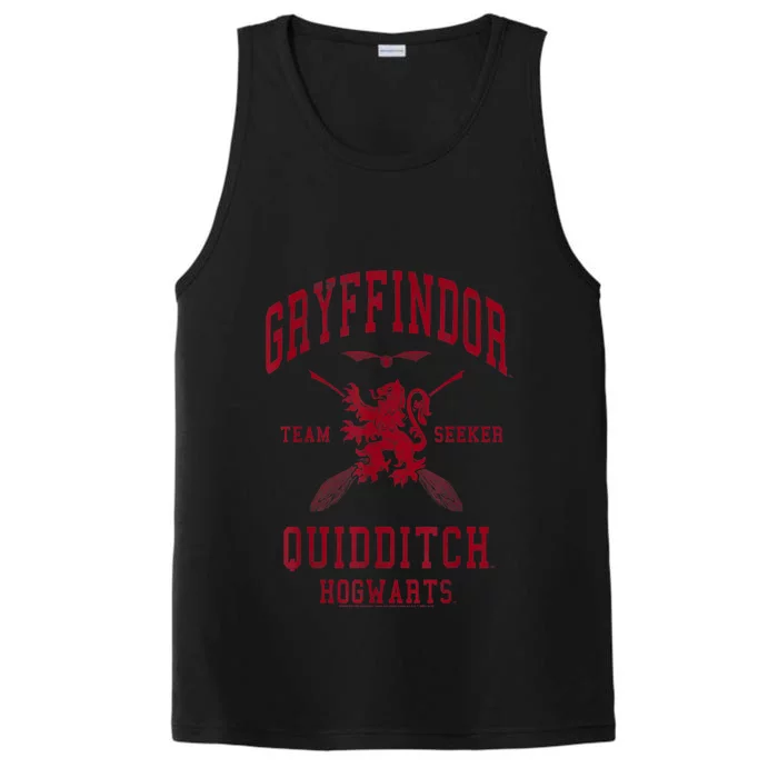 Gryffindor Quidditch Team Seeker Performance Tank