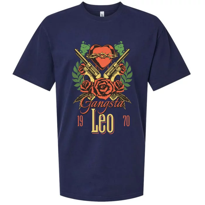 Gangsta Roses 1977 Leo Zodiac Cute Gift Sueded Cloud Jersey T-Shirt