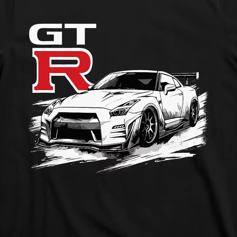 Gt R 35 Jdm Street Racing Drag Drift Sports Car T-Shirt