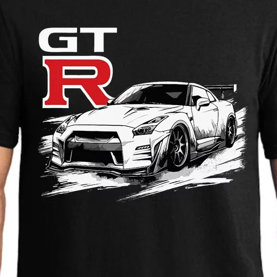 Gt R 35 Jdm Street Racing Drag Drift Sports Car Pajama Set