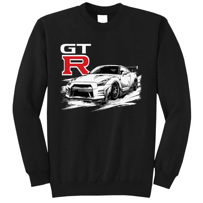 Gt R 35 Jdm Street Racing Drag Drift Sports Car Sweatshirt