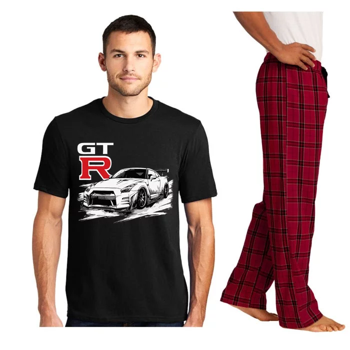 Gt R 35 Jdm Street Racing Drag Drift Sports Car Pajama Set