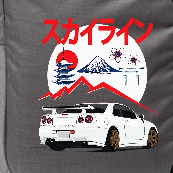 Gt R 34 Jdm Skyline Automotive Jdm Legend Tuning Car Impact Tech Backpack