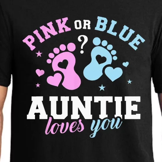 Gender Reveal Auntie Aunt Pajama Set