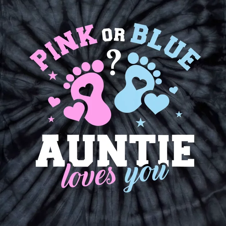 Gender Reveal Auntie Aunt TShirt Tie-Dye T-Shirt