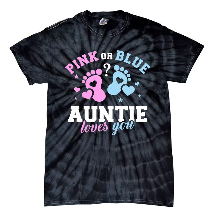 Gender Reveal Auntie Aunt TShirt Tie-Dye T-Shirt