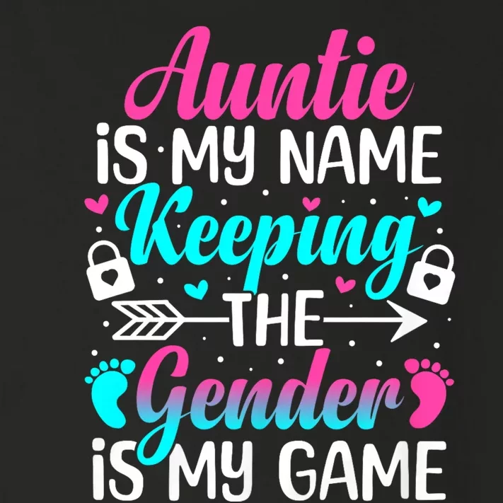 Gender Reveal Auntie Design For A Keeper Of The Gender Aunt Toddler Long Sleeve Shirt