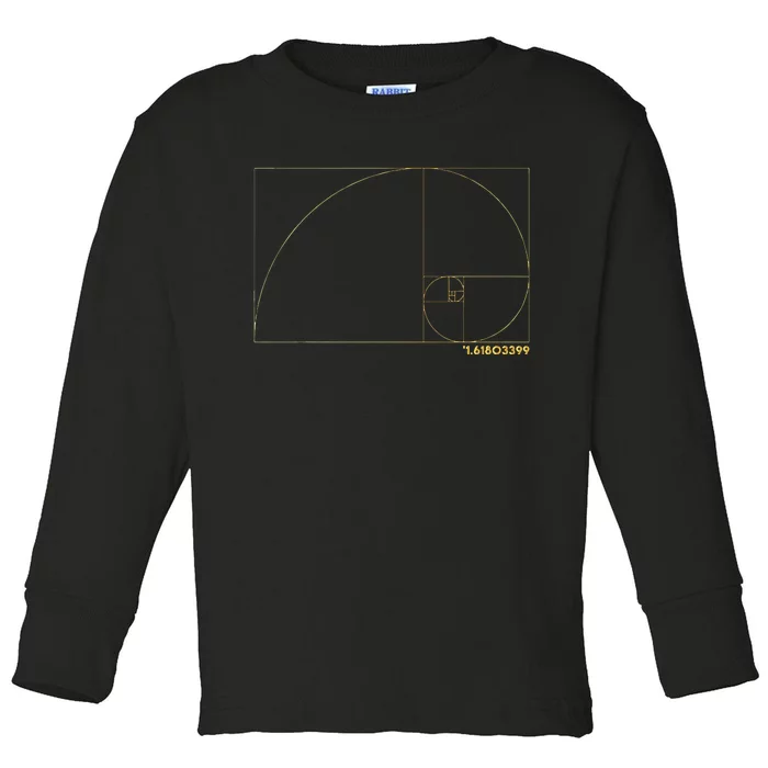 Golden Ratio Architecture Architect Artwork Construction Toddler Long Sleeve Shirt