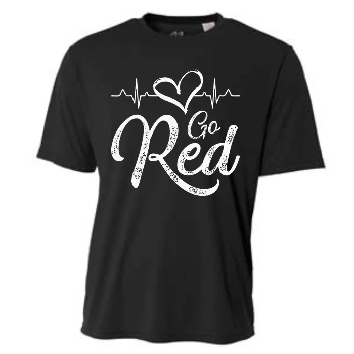 Go Red American Heart Health Month Awareness In February Cooling Performance Crew T-Shirt