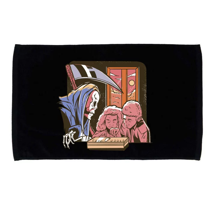 Grim Reaper And Children Horror Microfiber Hand Towel