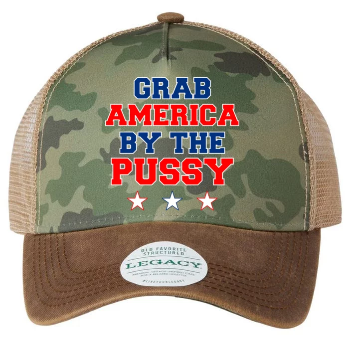 Grab America By The Pussy Donald Trump President Legacy Tie Dye Trucker Hat