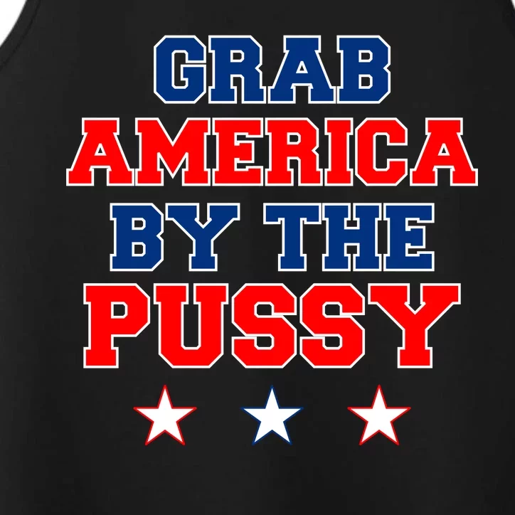 Grab America By The Pussy Donald Trump President Performance Tank