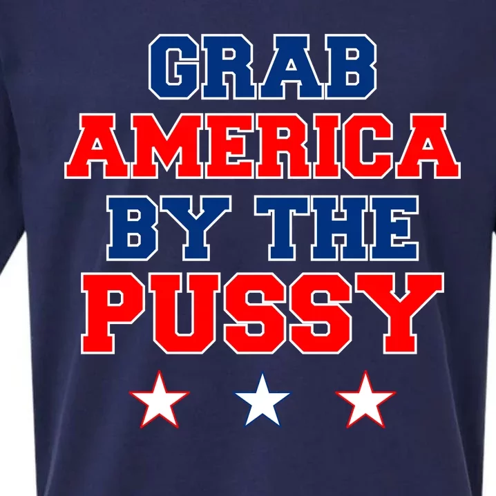 Grab America By The Pussy Donald Trump President Sueded Cloud Jersey T-Shirt