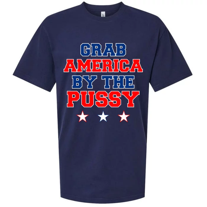 Grab America By The Pussy Donald Trump President Sueded Cloud Jersey T-Shirt