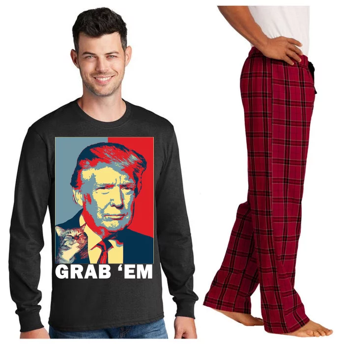 Grab 'Em Trump Long Sleeve Pajama Set