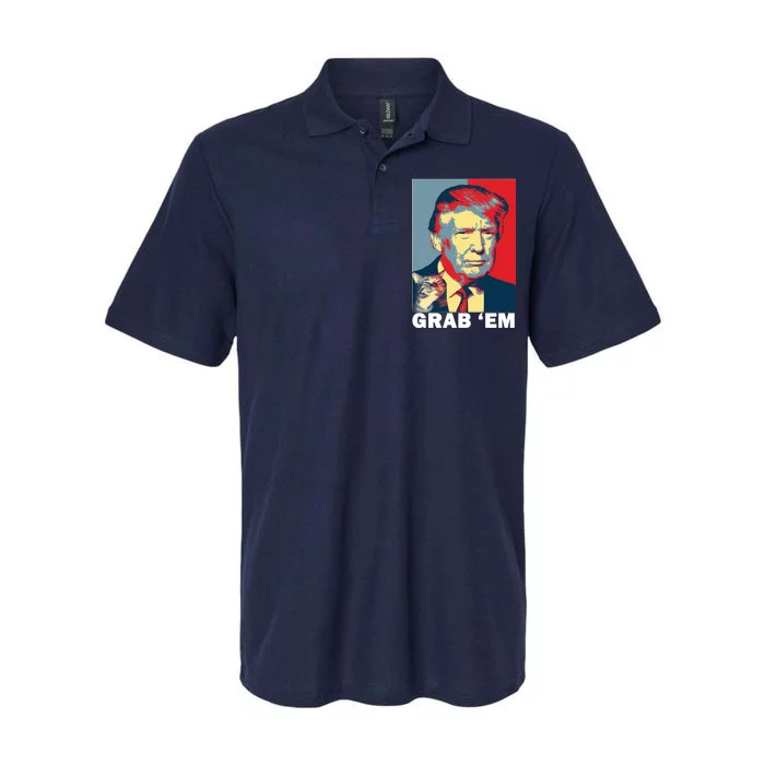 Grab 'Em Trump Softstyle Adult Sport Polo