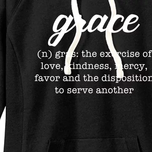 Grace Definition Love Kindness Women's Fleece Hoodie