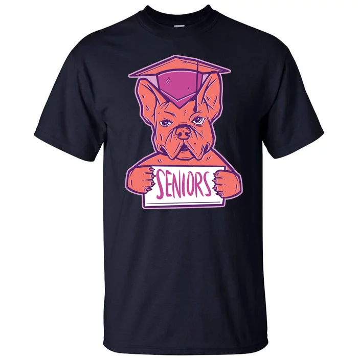 Graduating Bulldog Senior Tall T-Shirt