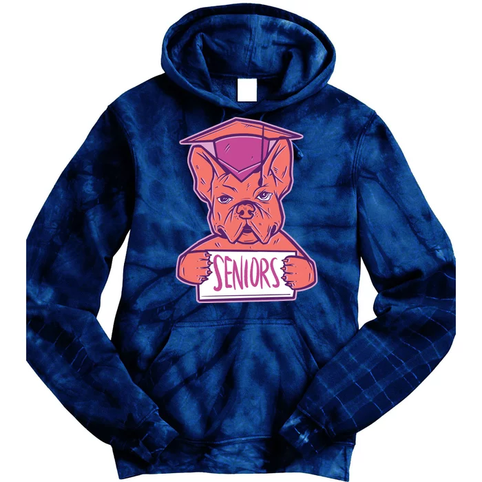 Graduating Bulldog Senior Tie Dye Hoodie