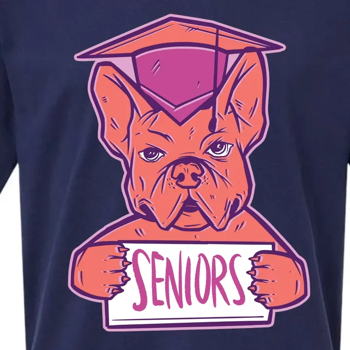 Graduating Bulldog Senior Sueded Cloud Jersey T-Shirt