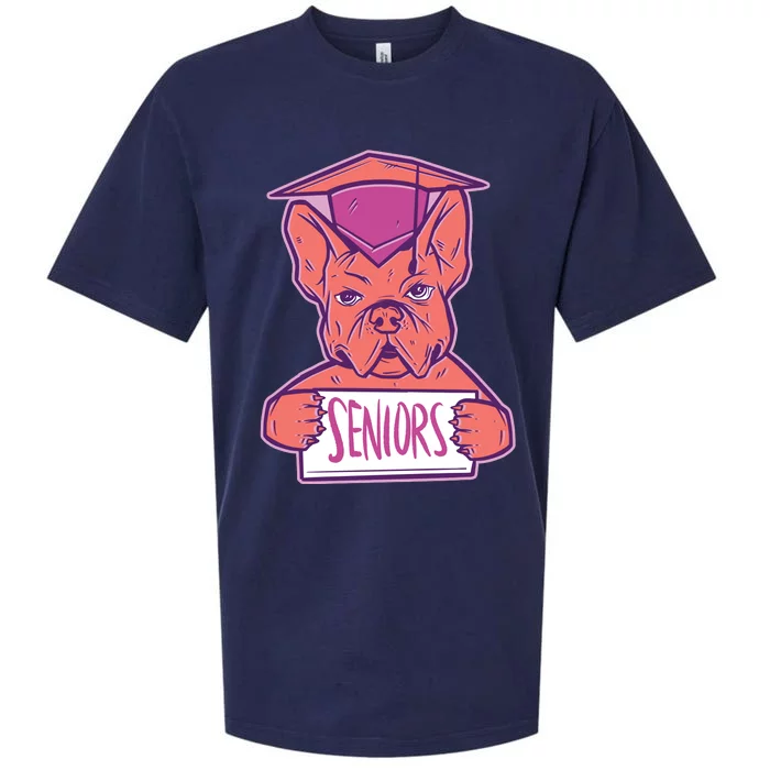 Graduating Bulldog Senior Sueded Cloud Jersey T-Shirt