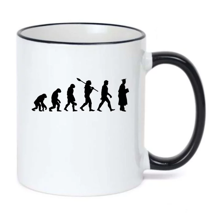 Graduation Evolution Black Color Changing Mug