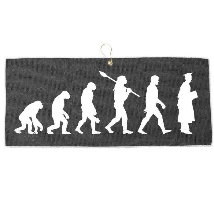 Graduation Evolution Large Microfiber Waffle Golf Towel