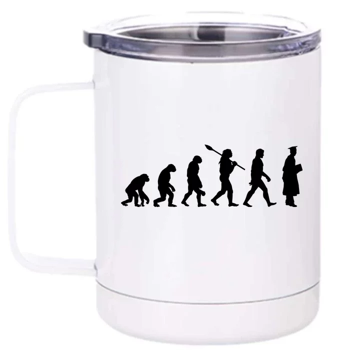 Graduation Evolution Front & Back 12oz Stainless Steel Tumbler Cup