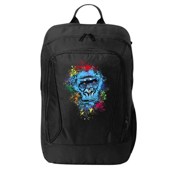 Graffiti Gorilla face City Backpack