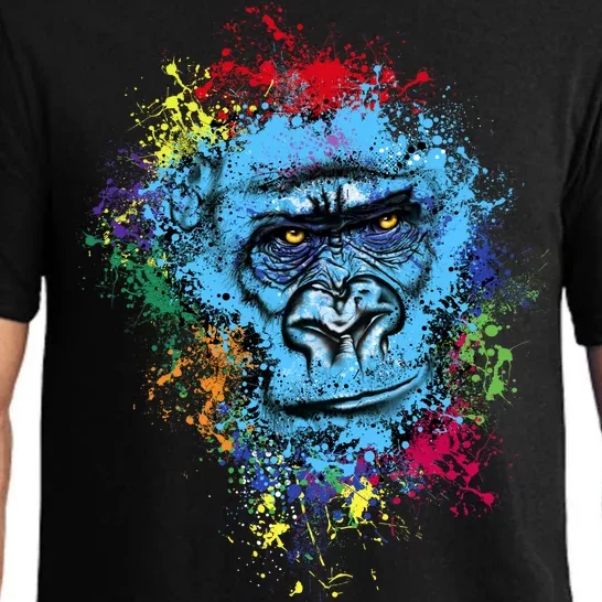 Graffiti Gorilla face Pajama Set