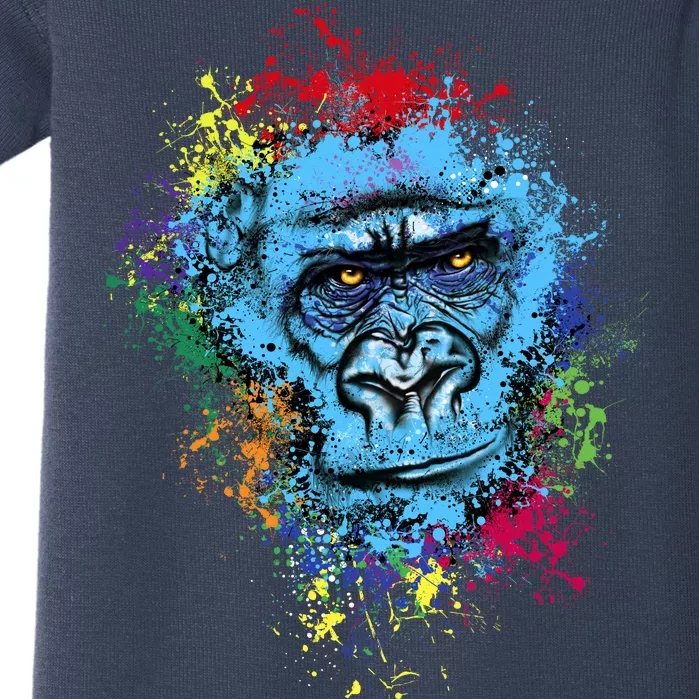 Graffiti Gorilla face Baby Bodysuit