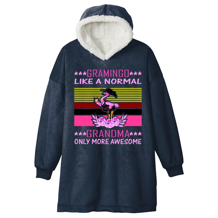 Gramingo Like a Normal Grandma But More Awesome Hooded Wearable Blanket